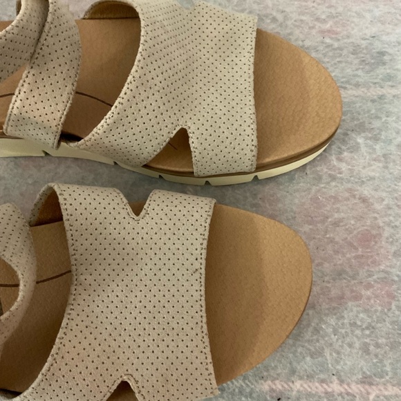 Dr. Scholl’s Good Karma Strappy Wedge Sandals Gray 8M - Picture 3 of 6